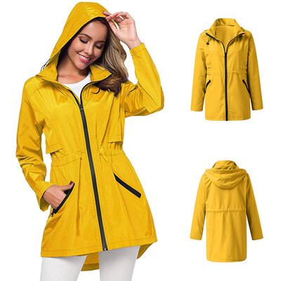 Toponeto Women Solid Rain Jacket Outdoor Plus Size Waterproof Hooded Windproof Loose Coat
Toponeto Women Solid Rain Jacket Outdoor Plus Size Waterproof Hooded Windproof Loose Coat