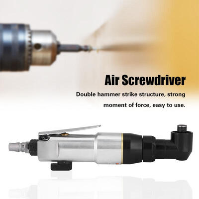 Greensen 14" Pneumatic 90 Degree Air Screwdriver Reversible Type Industry Professional Tool
Greensen 14" Pneumatic 90 Degree Air Screwdriver Reversible Type Industry Professional Tool