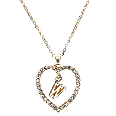 New Fashion Crystal Initial Personalized Letter Heart Pendent Name Necklace for Women Charm Gold Color Chain Choker Jewelry Gift
New Fashion Crystal Initial Personalized Letter Heart Pendent Name Necklace for Women Charm Gold Color Chain Choker Jewelry Gift