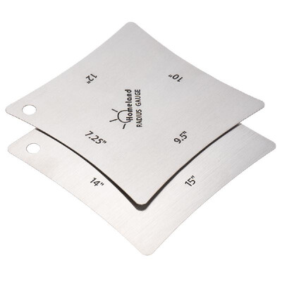 2pcs Guitar Fingerboard Fretboard Saddle Nut Radius Gauge Measuring Stainless Steel Tool
2pcs Guitar Fingerboard Fretboard Saddle Nut Radius Gauge Measuring Stainless Steel Tool