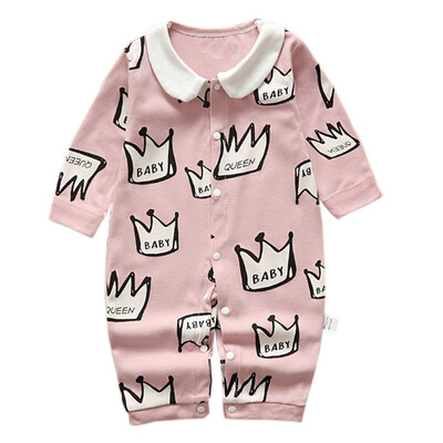 Cute Newborn Baby Boys Girls Romper Crown Letters Print Long Sleeve Autumn Winter Cotton Rompers Kid Jumpsuit Outfits Clothing
Cute Newborn Baby Boys Girls Romper Crown Letters Print Long Sleeve Autumn Winter Cotton Rompers Kid Jumpsuit Outfits Clothing