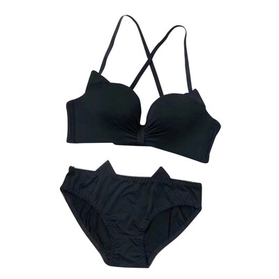 Toponeto Fashion Cats Ear Underwear Women Ring-free Small Chest Sexy Gathering Bra Set
Toponeto Fashion Cats Ear Underwear Women Ring-free Small Chest Sexy Gathering Bra Set