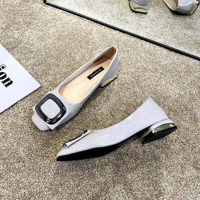 Retro granny shoes thick heel square head shoes women low heel bean shoes 2019 spring&summer Korean square buckle shallow pour
Retro granny shoes thick heel square head shoes women low heel bean shoes 2019 spring&summer Korean square buckle shallow pour