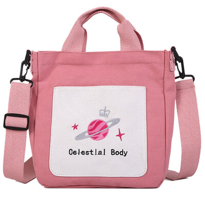 Summer fresh canvas bag lady bag Japanese tide one-shoulder hand Tote Bag foreign-style oblique Bag
Summer fresh canvas bag lady bag Japanese tide one-shoulder hand Tote Bag foreign-style oblique Bag