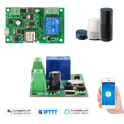 5PCS eWeLink DC5V 12V 24V 32V Wifi Switch Wireless Relay Module Smart Home Automation Modules Phone APP Remote Control Timer Switc
5PCS eWeLink DC5V 12V 24V 32V Wifi Switch Wireless Relay Module Smart Home Automation Modules Phone APP Remote Control Timer Switc