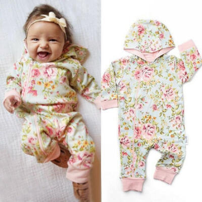 US Newborn Baby Girl Long Sleeve Floral Hooded One Piece Romper Jumpsuit Clothes
US Newborn Baby Girl Long Sleeve Floral Hooded One Piece Romper Jumpsuit Clothes