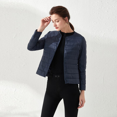 Roseonmyhand Womens Casual O-neck Light Coat Solid Color Short Button Pocket Down Jackets 
Roseonmyhand Womens Casual O-neck Light Coat Solid Color Short Button Pocket Down Jackets