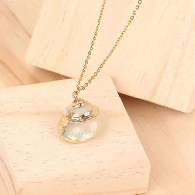 2019 Bohemian Conch Shell Necklace For Women Gold Color Chain Seashell Pendant Necklace Summer Female Jewelry
2019 Bohemian Conch Shell Necklace For Women Gold Color Chain Seashell Pendant Necklace Summer Female Jewelry
