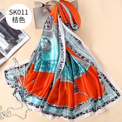 European&American fashion printing chain scarf new silk satin satin silk beach towel shawl wholesale SK011
European&American fashion printing chain scarf new silk satin satin silk beach towel shawl wholesale SK011