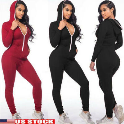 Women Lady Sexy Long Sleeve Romper Jumpsuit Stretchy Bodysuit Club Bodycon Pants
Women Lady Sexy Long Sleeve Romper Jumpsuit Stretchy Bodysuit Club Bodycon Pants