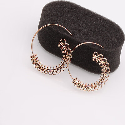 E0450 Ethnic Jewelry Gold Color Swirl Hoop Earrings For Women Geometric Big Circle Earrings Steampunk Style Party Jewelry Gift
E0450 Ethnic Jewelry Gold Color Swirl Hoop Earrings For Women Geometric Big Circle Earrings Steampunk Style Party Jewelry Gift