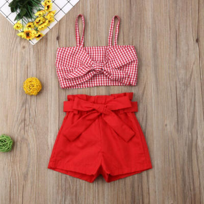 UK Stock Toddler Kid Baby Girls Bow Crop Tops Vest Pants Shorts Outfits Clothes
UK Stock Toddler Kid Baby Girls Bow Crop Tops Vest Pants Shorts Outfits Clothes