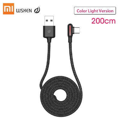 Original Xiaomi WSKEN Type-C Fast Charging USB Cable Data Charging Cable Stable Transmission for Samsung Galaxy OnePlus Huawei
Original Xiaomi WSKEN Type-C Fast Charging USB Cable Data Charging Cable Stable Transmission for Samsung Galaxy OnePlus Huawei