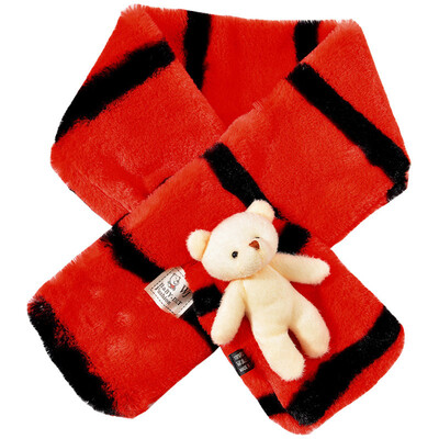 Korean version of the new childrens scarf boys&girls cartoon bear plush bib baby winter cute warm scarf
Korean version of the new childrens scarf boys&girls cartoon bear plush bib baby winter cute warm scarf