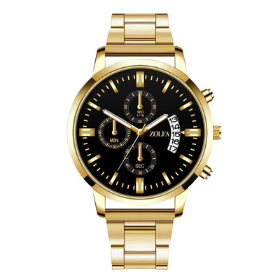 Gobestart Luxury Watches Quartz Watch Stainless Steel Dial Casual Bracele Watch