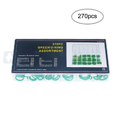 270pcs O-ring Assortment Seal Ring 18 Sizes Sealing Ring Gasket Washer with Re-sealable Plastic Case
270pcs O-ring Assortment Seal Ring 18 Sizes Sealing Ring Gasket Washer with Re-sealable Plastic Case