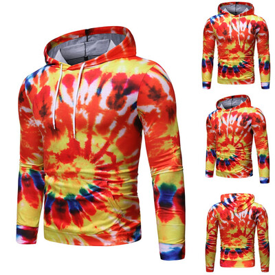 Gobestart Men Splicing Tie Dyeing Pullover Long Sleeve Hooded Sweatshirt Tops Blouse
Gobestart Men Splicing Tie Dyeing Pullover Long Sleeve Hooded Sweatshirt Tops Blouse