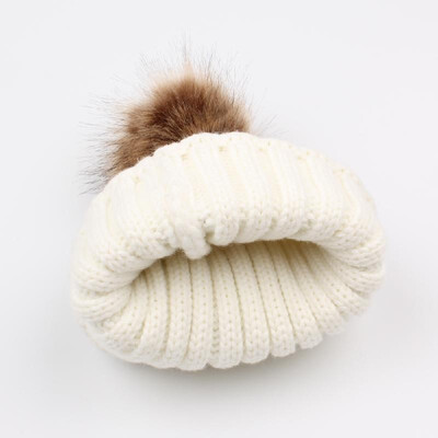 Kid Girl Thickening Knitted Beanies Hat Dome Autumn Winter Cap Warm Hat Headwear With Ball Of Fluff
Kid Girl Thickening Knitted Beanies Hat Dome Autumn Winter Cap Warm Hat Headwear With Ball Of Fluff