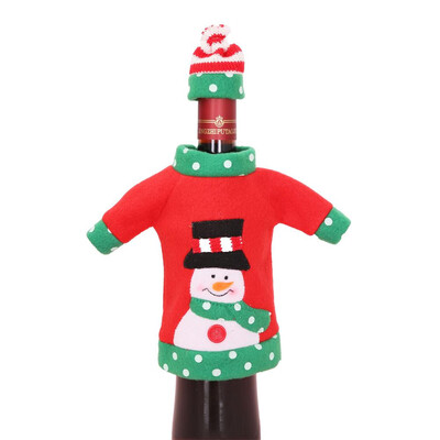 Gobestart Christmas Decoration Wine Bottle Set Cartoon Lovely Festival Santa Claus Clothes
Gobestart Christmas Decoration Wine Bottle Set Cartoon Lovely Festival Santa Claus Clothes