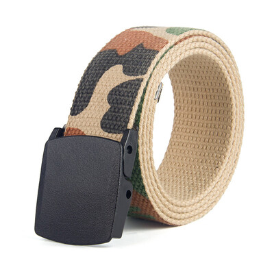 Unisex canvas belt fashion Camouflage Pattern canvas Plastic Automatic buckle Men belt Tactics casual Men&Women belt
Unisex canvas belt fashion Camouflage Pattern canvas Plastic Automatic buckle Men belt Tactics casual Men&Women belt