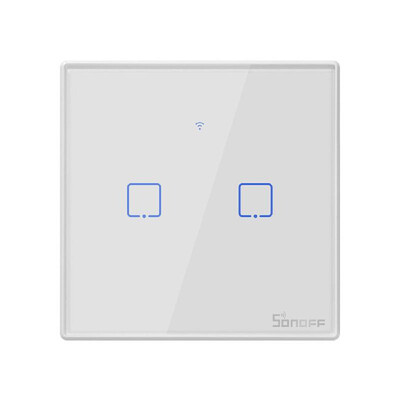SONOFF T2 TX SmartSwitch Wifi Wall Touched Switch With Border Home 123 Gang 433 Remote RFVoiceAPPTouching Control EU
SONOFF T2 TX SmartSwitch Wifi Wall Touched Switch With Border Home 123 Gang 433 Remote RFVoiceAPPTouching Control EU