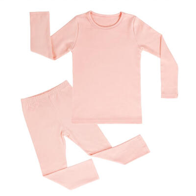 Autumn Boys Girls Pajama Set Children Warm Snug Fit Cotton Soft Sleepwear