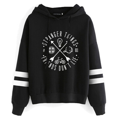 Herqw61 Womens Stranger Things Movie Fans Hoodie Friends Dont Lie Print Striped Sleeve Sweatshirt
Herqw61 Womens Stranger Things Movie Fans Hoodie Friends Dont Lie Print Striped Sleeve Sweatshirt