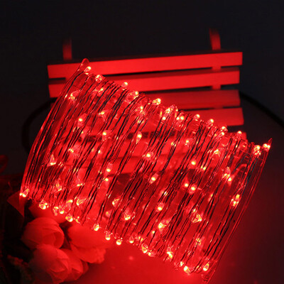 Siaonvr 5M 50 Led USB connector String Fairy Lights Garland Copper Wire