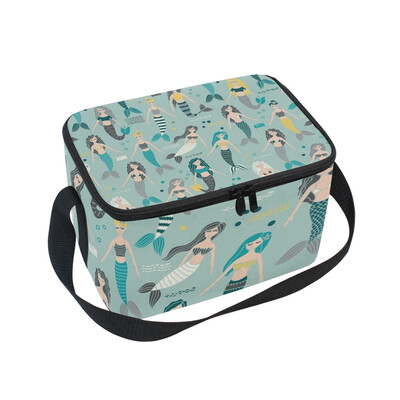 ALAZA Insulated Lunch Box Mermaid Seamless Pattern Lunch Bag for Men Women Portable Tote Bag Cooler Bag
ALAZA Insulated Lunch Box Mermaid Seamless Pattern Lunch Bag for Men Women Portable Tote Bag Cooler Bag