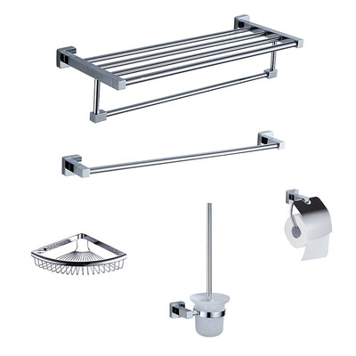 LANGPAI five-piece single-bar towel set towel bar bathroom towel rack net basket bathroom accessories 739 6195
LANGPAI five-piece single-bar towel set towel bar bathroom towel rack net basket bathroom accessories 739 6195