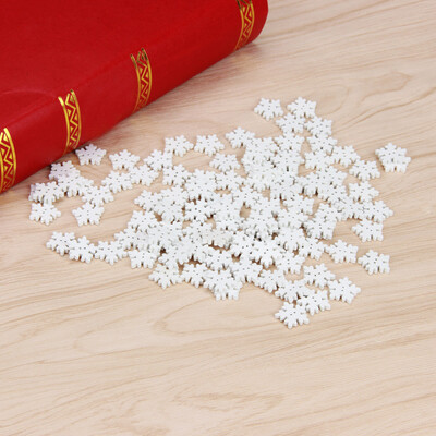 Tailored 2 Holes Mixed Snowflake Wooden Buttons Sewing Scrapbooking DIY