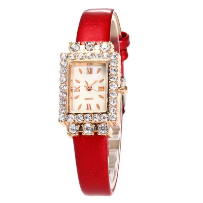 Fine watch with small dial watch ladies fashion diamond square watch rectangular European&American simple watch
Fine watch with small dial watch ladies fashion diamond square watch rectangular European&American simple watch
