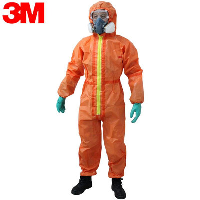 3M 4690 Protection Suit Protective Coverall Chemical Liquid Nuclear Radiation Protection Suit Acid & Alkali Resistant Overalls Hoo
3M 4690 Protection Suit Protective Coverall Chemical Liquid Nuclear Radiation Protection Suit Acid & Alkali Resistant Overalls Hoo