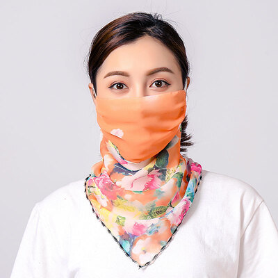 19 summer sun protection neck chiffon mask female flowers antique elegant printing breathable mask square towel factory direct sales
19 summer sun protection neck chiffon mask female flowers antique elegant printing breathable mask square towel factory direct sales
