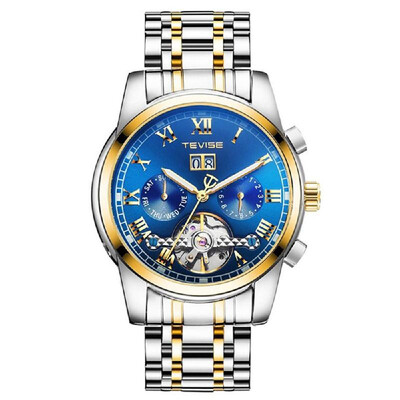 TEVISE 9005 High-quality Skeleton Automatic Men Mechanical Watch Moon Phase Stainless Steel Clock Mens Business Men Wristwatches R
TEVISE 9005 High-quality Skeleton Automatic Men Mechanical Watch Moon Phase Stainless Steel Clock Mens Business Men Wristwatches R