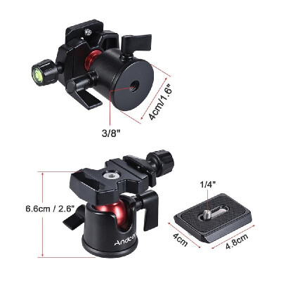 Andoer Mini Tabletop Travel Tripod Stand with Ball Head Quick Release Plate Portable Lightweight for Canon Nikon Sony DSLR Camera
Andoer Mini Tabletop Travel Tripod Stand with Ball Head Quick Release Plate Portable Lightweight for Canon Nikon Sony DSLR Camera