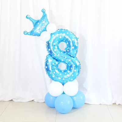 FUNNYBUNNY Mix set 30" Numbers 0-9 pink&Blue Typ foil balloons Birthday Party balloons Pink With Crown Shape
FUNNYBUNNY Mix set 30" Numbers 0-9 pink&Blue Typ foil balloons Birthday Party balloons Pink With Crown Shape