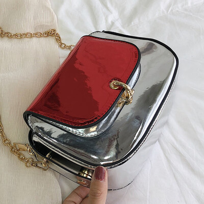 North bag contrast bag women 2019 new Korean fashion patent leather womens bag simple Joker shoulder Messenger bag
North bag contrast bag women 2019 new Korean fashion patent leather womens bag simple Joker shoulder Messenger bag