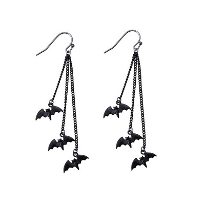 Halloween 3 pc Set-Bat Wing Headband & Bat Earring & Necklace