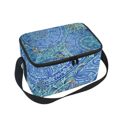 ALAZA Lunch Box Insulated Vintage Floral Ethnic Lunch Bag Large Cooler Tote Bag for Men Women
ALAZA Lunch Box Insulated Vintage Floral Ethnic Lunch Bag Large Cooler Tote Bag for Men Women