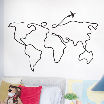 Gobestart Wall Sticker Line Drawing Decor Home Room DIY Decor Simple Style Removable Mural
Gobestart Wall Sticker Line Drawing Decor Home Room DIY Decor Simple Style Removable Mural