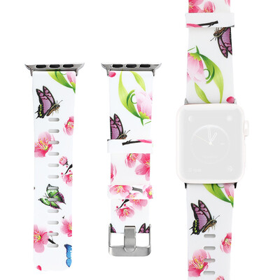 〖Follure〗Silicone Floral Pattern Strap Replacement Watchband For Apple Watch 4321 3840mm
〖Follure〗Silicone Floral Pattern Strap Replacement Watchband For Apple Watch 4321 3840mm