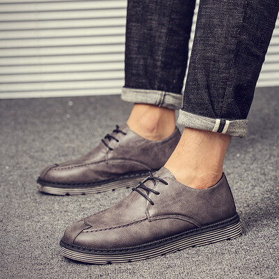 Mens shoes fall new fashion shoes Korean version of Joker casual British black leather shoes stylist
Mens shoes fall new fashion shoes Korean version of Joker casual British black leather shoes stylist