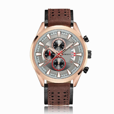Curren Leather Band Watches Fashion Business Men Quartz Wrist Casual Sports Watches Chronograph Sub-Dials Male Wristwatch
Curren Leather Band Watches Fashion Business Men Quartz Wrist Casual Sports Watches Chronograph Sub-Dials Male Wristwatch