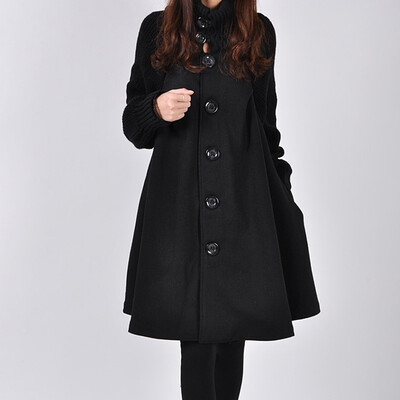 Womens Woolen Long Single-breasted Woolen Jacket Coat Windbreaker Outwear Tops 
Womens Woolen Long Single-breasted Woolen Jacket Coat Windbreaker Outwear Tops