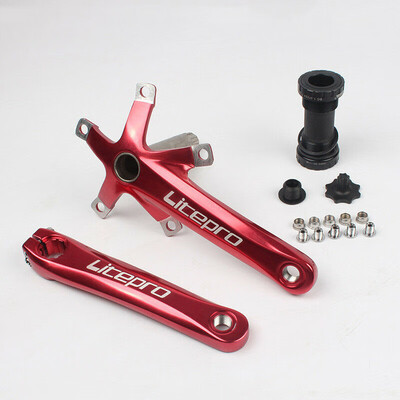 Litepro Hollow Integrated Crankset 130mm BCD 170mm Crank BB For SP8 Bicycle