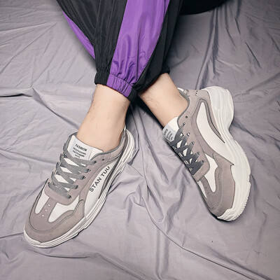 2019 new summer ins super fire mens shoes Korean version of the trend of Harajuku style increased sports old white shoes 
2019 new summer ins super fire mens shoes Korean version of the trend of Harajuku style increased sports old white shoes