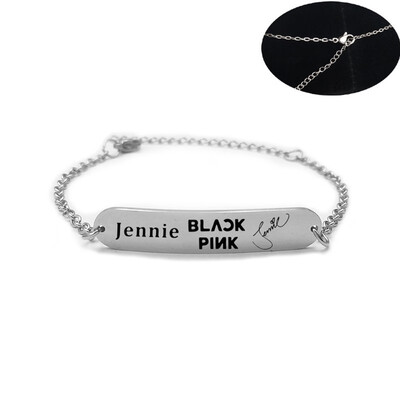 Kpop Blackpink Bracelet Wristband JISOO Jennie Rose Lisa Signature Bracelet Adjustable Fashion Jewelry
Kpop Blackpink Bracelet Wristband JISOO Jennie Rose Lisa Signature Bracelet Adjustable Fashion Jewelry