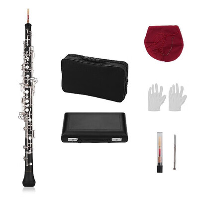 Muslady Professional Oboe C Key Semi-automatic Style Nickel-plated Keys Woodwind Instrument with Oboe Reed Gloves Leather Case Car
Muslady Professional Oboe C Key Semi-automatic Style Nickel-plated Keys Woodwind Instrument with Oboe Reed Gloves Leather Case Car