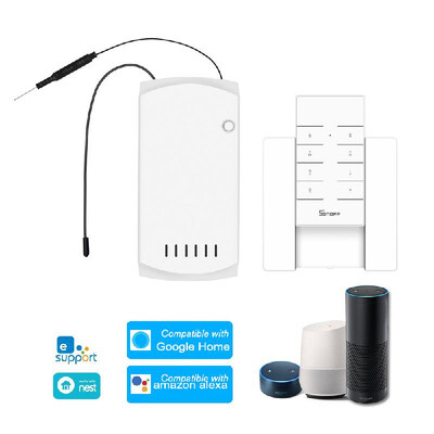 SONOFF IFan03 Ceiling Fan Controller Smart Switch Controller WiFi Smart Ceiling Fan Light Controller RF APP Remote Control ON O
SONOFF IFan03 Ceiling Fan Controller Smart Switch Controller WiFi Smart Ceiling Fan Light Controller RF APP Remote Control ON O